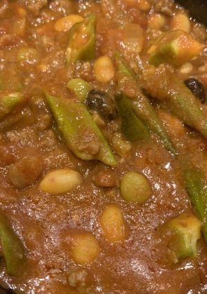 （甘糀）オクラのカレー-レシピのメイン写真