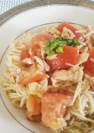 5分そうめんアレンジ♪ツナトマトそうめん-レシピのメイン写真