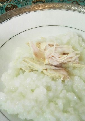 鶏のダシが効いたしんみり美味しいお粥♪-レシピのメイン写真