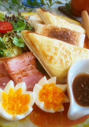 ランチパック焼きチーズツナ-レシピのメイン写真