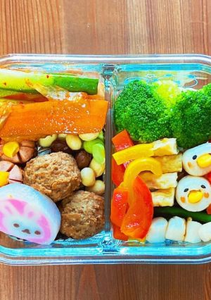 簡単おかずでダイエット弁当①-レシピのメイン写真