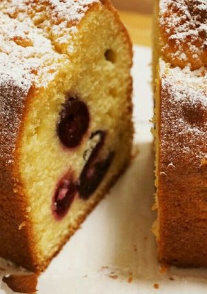 サクランボのケーキ-レシピのメイン写真