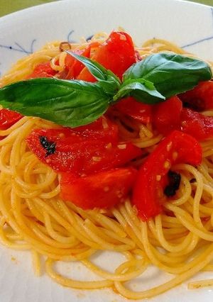 フレッシュトマトのパスタ-レシピのメイン写真