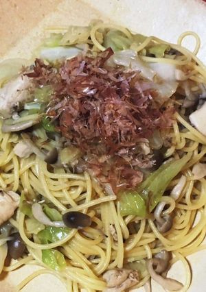 ササミの和風パスタ-レシピのメイン写真