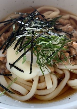 (覚書)冷たいぶっかけ納豆うどん-レシピのメイン写真