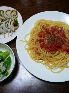 トマトの冷製パスタ-レシピのメイン写真