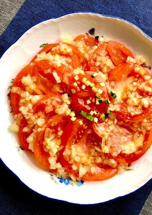 トマトの玉ねぎドレッシングマリネサラダ-レシピのメイン写真