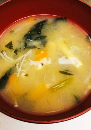 野菜好きな子どもに育つ！食べるお味噌汁☆-レシピのメイン写真