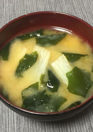 ほっこり、長芋のお味噌汁♪-レシピのメイン写真
