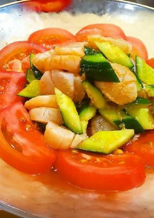 きゅうりと帆立の中華冷菜(涼拌鮮貝)-レシピのメイン写真