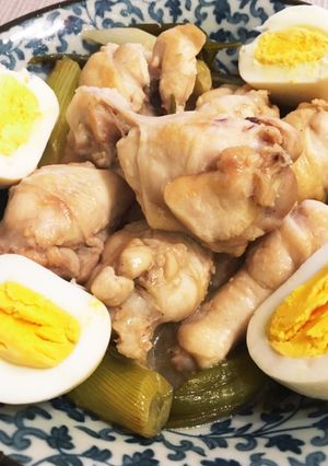 鶏手羽元と卵のさっぱりお酢煮込み-レシピのメイン写真