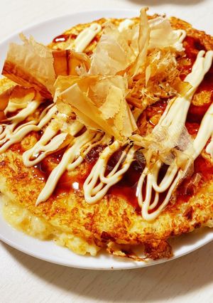 フライパンで簡単☆ヘルシー山芋とろろ焼き-レシピのメイン写真