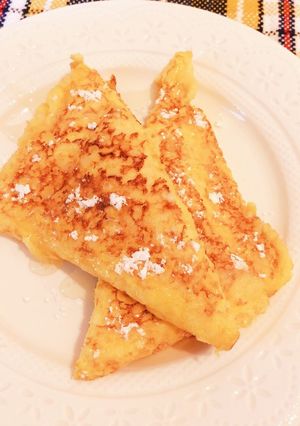 パンを使わない！超簡単フレンチトースト♡-レシピのメイン写真