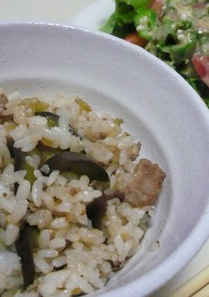 いためるだけ♪なすびご飯-レシピのメイン写真