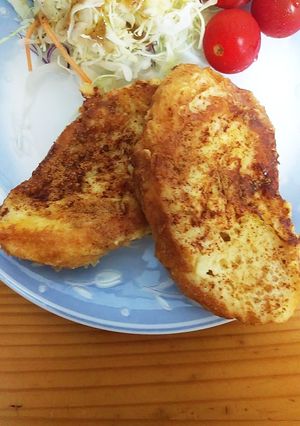 簡単♪フランスパンで作るフレンチトースト-レシピのメイン写真