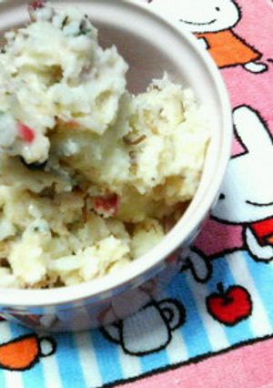 ✿和風❀梅じゃこと削り節の✿ポテトサラダ-レシピのメイン写真