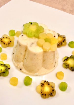 ヘルシー★キウイと豆腐のババロア-レシピのメイン写真