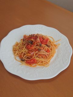 フレッシュトマトソースパスタ-レシピのメイン写真