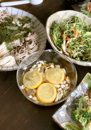 新玉入りレモン麺つゆ-レシピのメイン写真