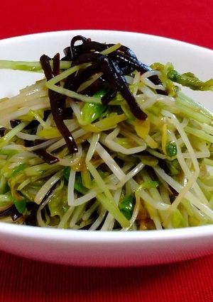 豆苗の塩こんぶナムル-レシピのメイン写真