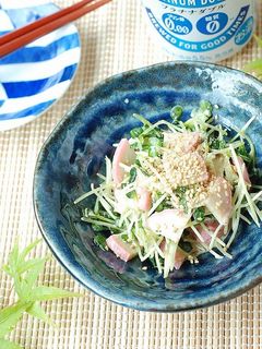 簡単!かいわれと蒲鉾のわさマヨ和え-レシピのメイン写真