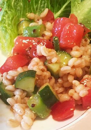 もち麦サラダ　(朝ごはん)-レシピのメイン写真