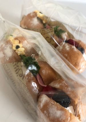 糖質オフ・ちぎりパンでサンドイッチ-レシピのメイン写真