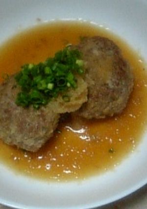 レンコンおろしハンバーグ-レシピのメイン写真