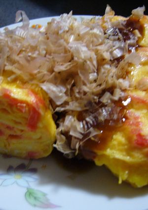 紅生姜たっぷり!お好み焼き風☆卵焼き-レシピのメイン写真