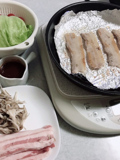 厚い焼肉用豚バラも柔らか、サムギョプサル-レシピのメイン写真