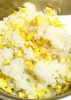 【電鍋レシピ】とうもろこしごはん-レシピのメイン写真
