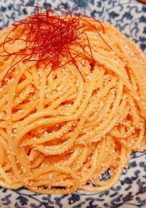 昭和の記憶☆バター炒め明太子スパゲティ-レシピのメイン写真