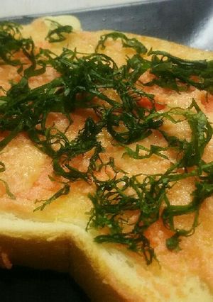 青じそめんたいマヨトースト-レシピのメイン写真
