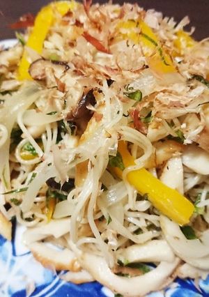 大葉たっぷり素麺チャンプルー-レシピのメイン写真