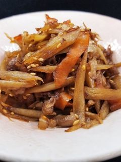 ちょこっと肉入りきんぴら-レシピのメイン写真