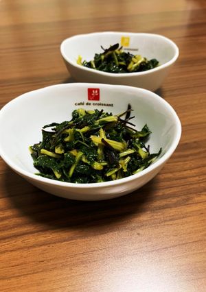 ☆簡単☆大根葉と塩昆布のナムル-レシピのメイン写真