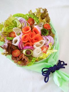 作るのも食べるのも楽しいブーケサラダ❣-レシピのメイン写真