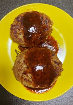 ハンバーグ-レシピのメイン写真