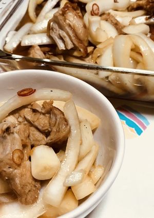 鶏モモと玉ねぎの南蛮漬け〜♪-レシピのメイン写真