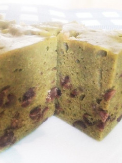 抹茶アイスでレンジおから蒸しパン♪-レシピのメイン写真
