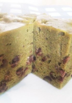抹茶アイスでレンジおから蒸しパン♪-レシピのメイン写真