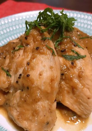 漬けて煮るだけ!鶏むね肉の簡単キウイ煮☆-レシピのメイン写真