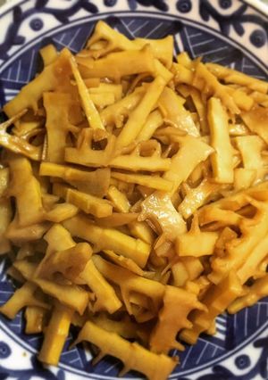 大好評！はちく筍の手作りメンマ-レシピのメイン写真