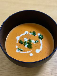 簡単!生トマトクリームポタージュスープ-レシピのメイン写真