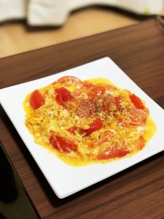 ☆簡単☆ふわふわ卵とトマトの炒め物-レシピのメイン写真