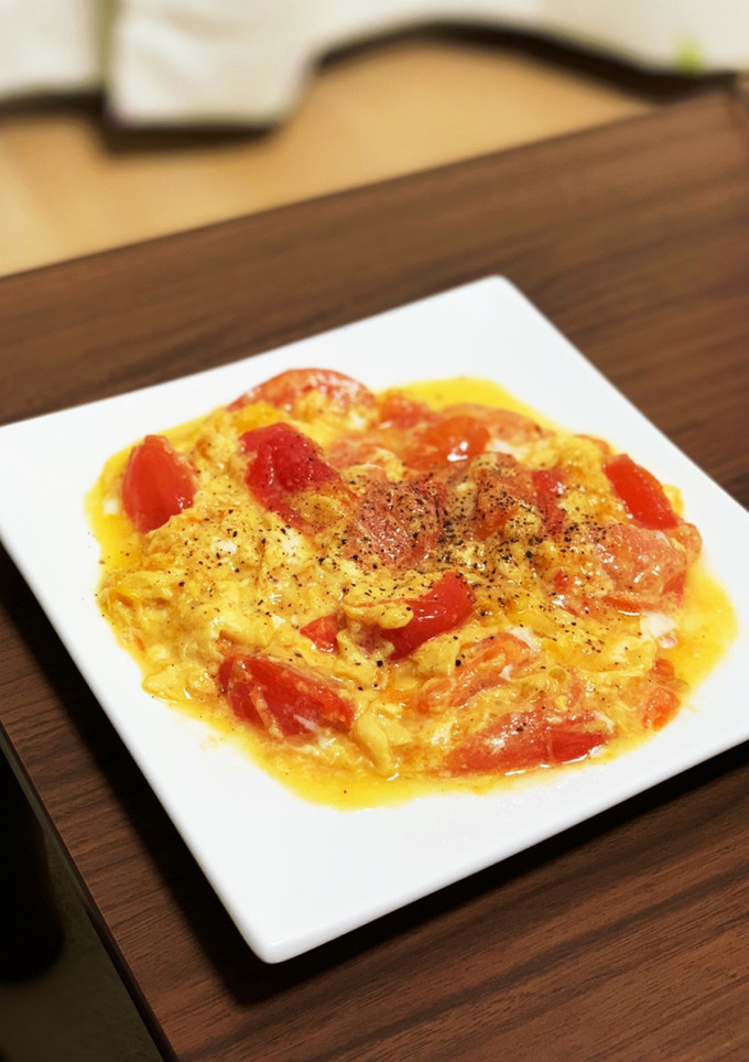 ☆簡単☆ふわふわ卵とトマトの炒め物-レシピのメイン写真