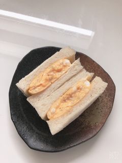 じゃこ入り厚焼き卵サンド♡-レシピのメイン写真