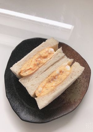 じゃこ入り厚焼き卵サンド♡-レシピのメイン写真