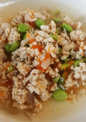 犬用*夏は枝豆!!鶏と枝豆ヘルシーご飯-レシピのメイン写真