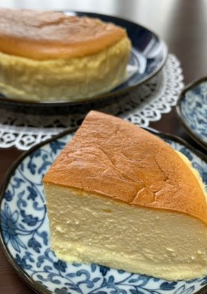 スフレチーズケーキ-レシピのメイン写真